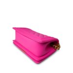 24C Pink Caviar Chevron Quilted Boy Bag Small Aged Gold Hardware m - Image 12
