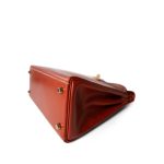 Kelly 28 Brique Box Calfskin Gold Plated (V) Stamp - Image 7