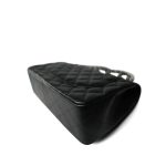 Black Caviar Quilted Jumbo Classic Flap Silver Hardware - Image 10
