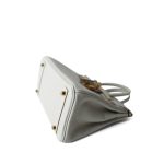 Birkin 25 Gris Pale Togo Gold Plated B Stamp - Image 15