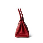 Birkin 30 Rouge Vif Ardennes Gold Plated [D] Stamp - Image 6