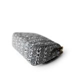 24P Black White Silver Tweed Quilted Pearl Aged Gold Hardware - Image 9