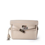 Kelly Messenger Bag Beton B Stamp Palladium Plated - Image 9