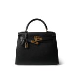 Kelly Sellier 28 Black Ardennes Gold Plated C Square Stamp - Image 7
