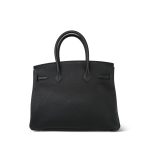 Birkin 30 Noir Togo Rose Gold Plated Hardware Y Stamp - Image 3