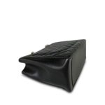 Black Caviar Quilted Grand Shopping Tote (GST) Silver Hardware - Image 4