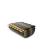 Gold/Black/Bronze Ombré Calfskin Vanity Case - Image 10