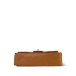 Caramel Lambskin Quilted Classic Flap Medium Gold Hardware - Image 7