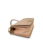 19S Beige Calfskin Quilted Top Handle Boy Bag Old Medium Light Gold Hardware - Image 7