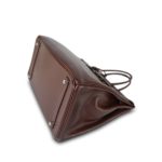 Birkin 35 Havana Evergrain Palladium Plated [L] Stamp - Image 15
