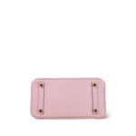 Birkin 25 Rose Sakura Swift Gold Plated X Stamp - Image 12
