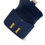 Constance 18 Bleu Saphir Epsom Gold Plated B Stamp - Image 13