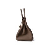 Birkin 30 Etoupe Veau Togo Gold Plated B Stamp - Image 4