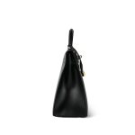 Kelly 32 Black Box Calfskin Gold Plated (A) Stamp - Image 11
