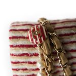 Red Striped Jersey Coco Sailor Flap Bag Medium LGHW - Image 16