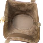 In The Loop 18 Etoupe Taurillon Clemence/Swift Gold Plated B Stamp - Image 9