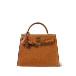 Kelly Sellier 28 Natural Ostrich Gold Plated (Y) Stamp - Image 16