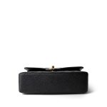 Black Caviar Quilted Classic Flap Small Gold Hardware - Image 4
