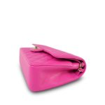 22K Pink Caviar Quilted Classic Flap Medium Light Gold Hardware - Image 11