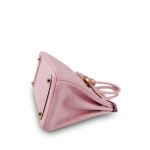 Birkin 25 Rose Sakura Swift Gold Plated X Stamp - Image 13