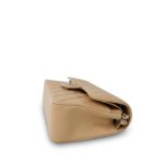 Beige Clair Caviar Quilted Classic Flap Small Silver Hardware - Image 4
