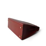 Kelly Sellier 28 Rouge Garange Courchevel Gold Plated G Square Stamp - Image 11