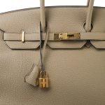 Birkin 35 Beige Marfa Togo Gold Plated W Stamp - Image 3