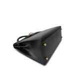 Kelly 32 Black Box Calfskin Gold Plated U Circle Stamp - Image 18