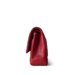19B Red Caviar Quilted Classic Flap Medium Light Gold Hardware - Image 2