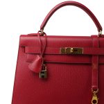 Kelly 32 Rouge Vif Ardennes Gold Plated X Circle Stamp - Image 2