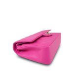 22K Pink Caviar Quilted Classic Flap Medium Light Gold Hardware - Image 5