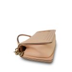 19S Beige Calfskin Quilted Top Handle Boy Bag Old Medium Light Gold Hardware - Image 9