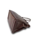 Birkin 35 Havana Evergrain Palladium Plated [L] Stamp - Image 17