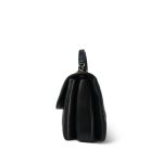 Black Lambskin Quilted Trendy CC Small LGHW - Image 2