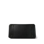 Birkin 35 Black Ardennes Gold Plated [G] Stamp - Image 11
