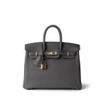Birkin 25 Etain Togo Rose Gold Plated Z Stamp