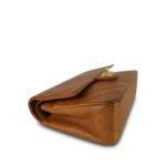 Caramel Lambskin Quilted Classic Flap Medium Gold Hardware - Image 11