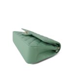 21C Light Green Lambskin Quilted Classic Flap Medium Light Gold Hardware - Image 6