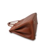 Birkin 30 Noisette Vache Liegee Palladium Plated J Square Stamp - Image 17