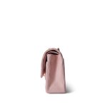 Vintage Light Pink Lambskin Quilted Medium Classic Flap Aged Gold Hardware - Image 2