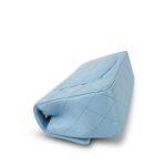 Light Blue Lambskin Quilted Mini Rectangular Flap Mini LGHW - Image 9