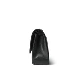 Black Jumbo Caviar Classic Flap Silver Hardware - Image 2