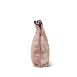 22A Metallic Pink / Rose Calfskin Quilted 22 Small Hobo Bag - Image 14