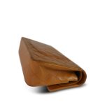 Caramel Lambskin Quilted Classic Flap Medium Gold Hardware - Image 12
