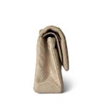 Iridescent Beige Python Classic Flap Medium LGHW - Image 7