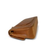 Caramel Lambskin Quilted Classic Flap Medium Gold Hardware - Image 13