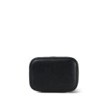 21S Black Caviar Quilted Mini Clutch With Chain Light Gold Hardware - Image 11