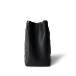 Grand Shopping Tote Black Caviar Quilted Gold Hardware - Image 2
