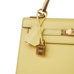 Kelly Sellier 25 Jaune Poussin Epsom Gold Plated Z Stamp - Image 17