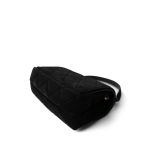 Black Velvet Strass Evening Bag Diamond Lock Flap Bag Aged GHW - Image 10